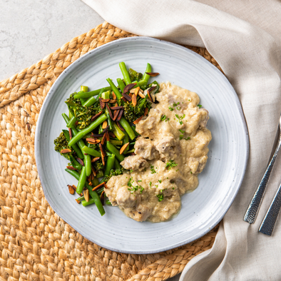 Honey mustard chicken meal