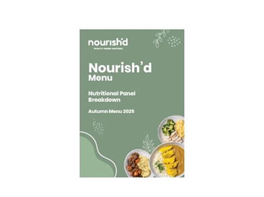 Nourish'd Winter Menu 2026 cover