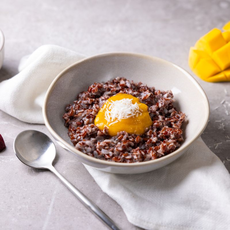 Red Rice Porridge Fresh Nutritious Ready Made Meals