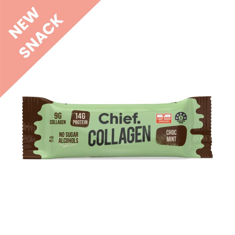 Chief Collagen Protein Choc Mint Bar