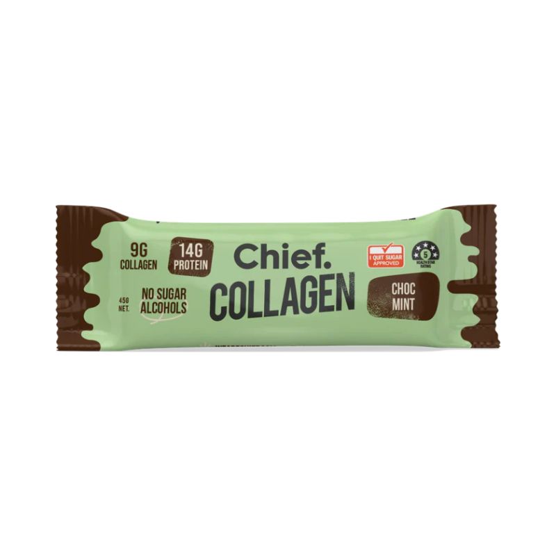 Chief Collagen Protein Choc Mint Bar