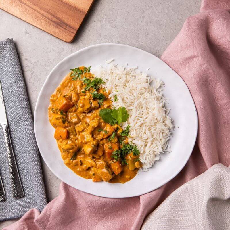 Chicken Masala with Basmati Rice